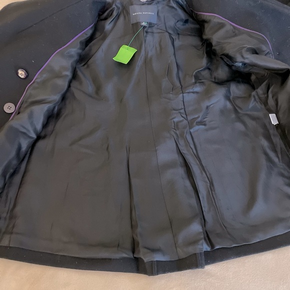 Banana Republic Wool Button-Up Peacoat - Size S - Picture 9 of 10
